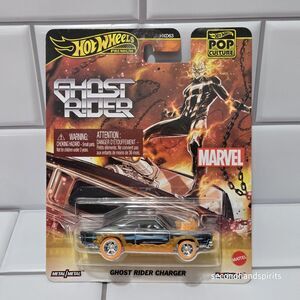 Hot Wheels Premium Pop Culture Marvel Ghost Rider Charger